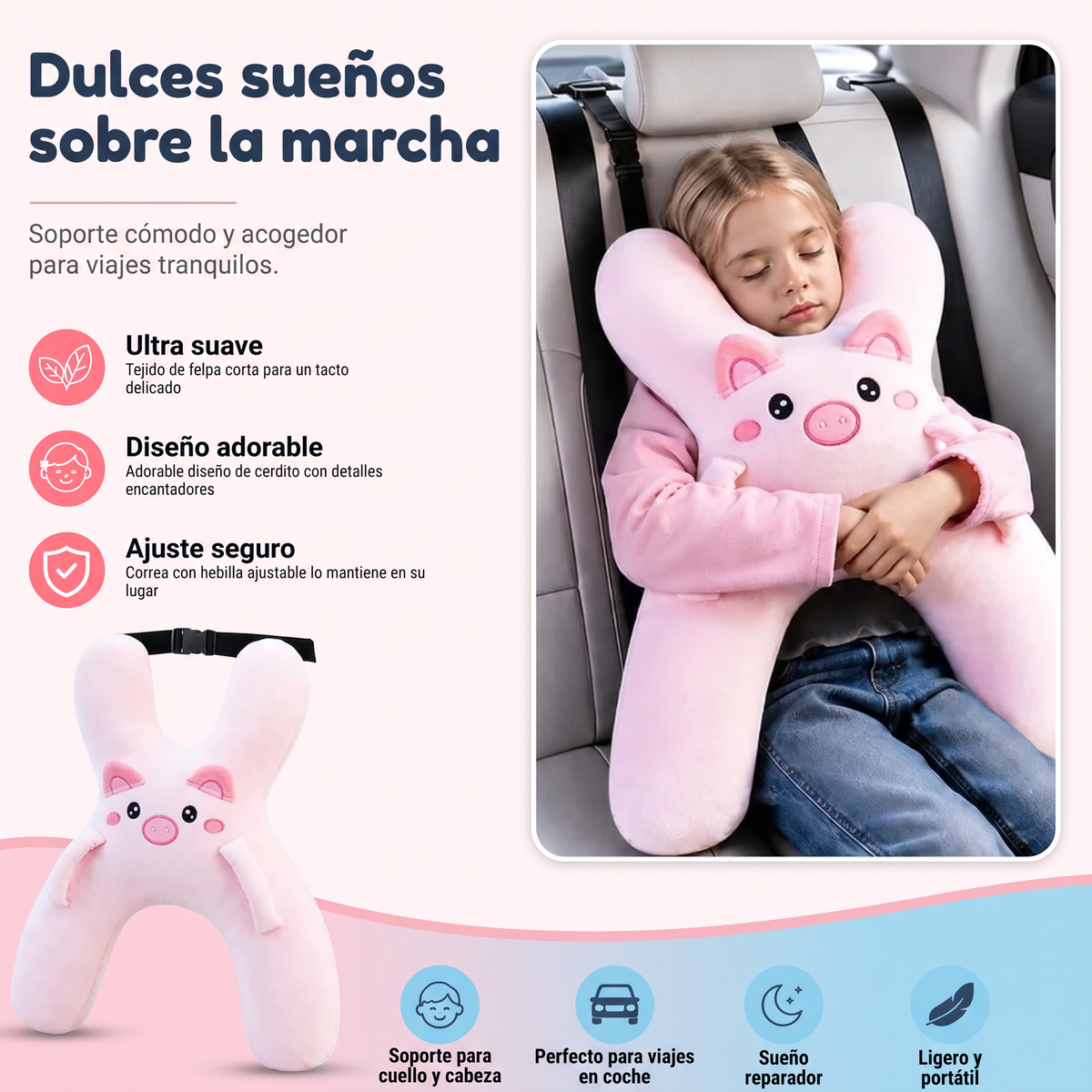 Kimo™ Almohada de Viaje Infantil
